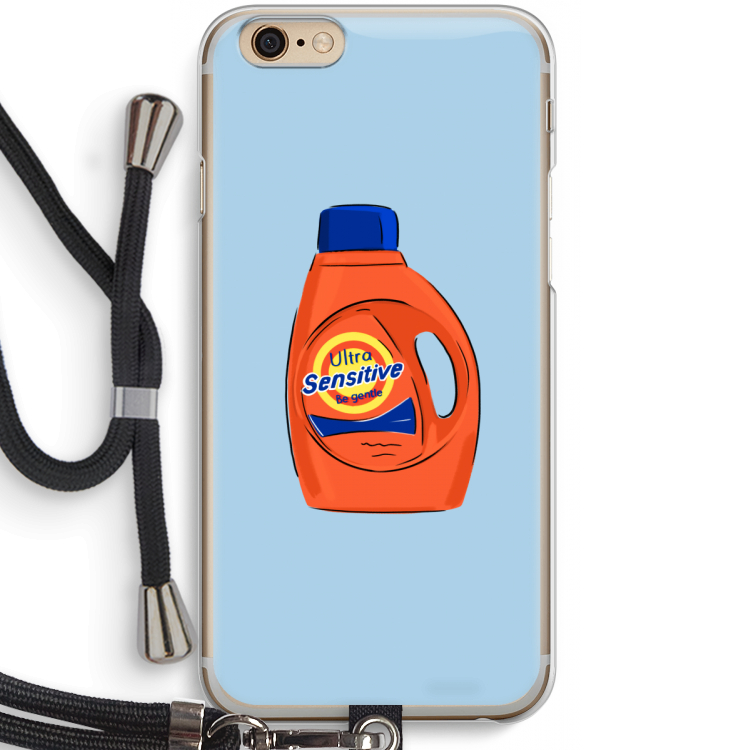 Ultra Sensitive: iPhone 6 / 6S Transparant Hoesje met koord