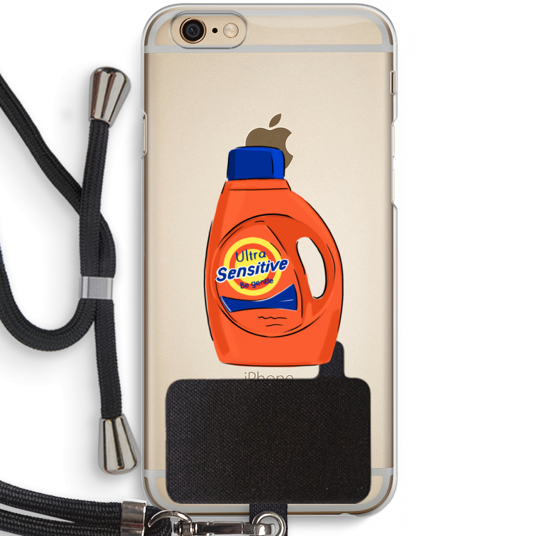 Ultra Sensitive: iPhone 6 / 6S Transparant Hoesje met koord