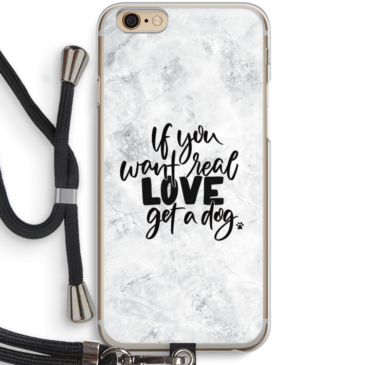 Partner in crime: iPhone 6 / 6S Transparant Hoesje met koord