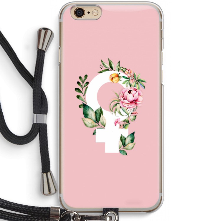 Venus: iPhone 6 / 6S Transparant Hoesje met koord