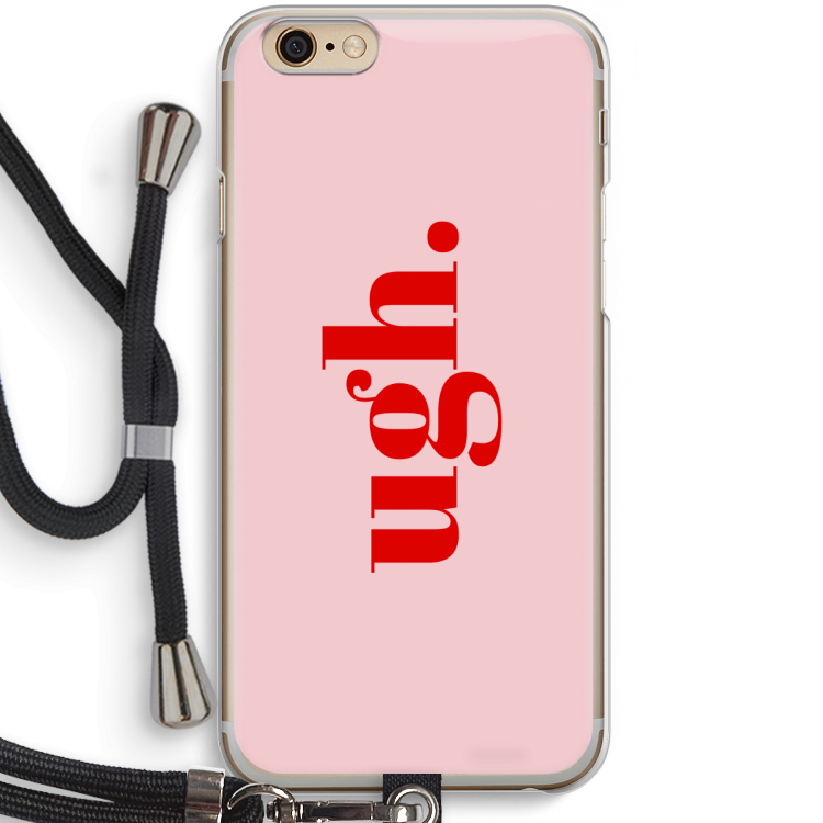Ugh: iPhone 6 / 6S Transparant Hoesje met koord