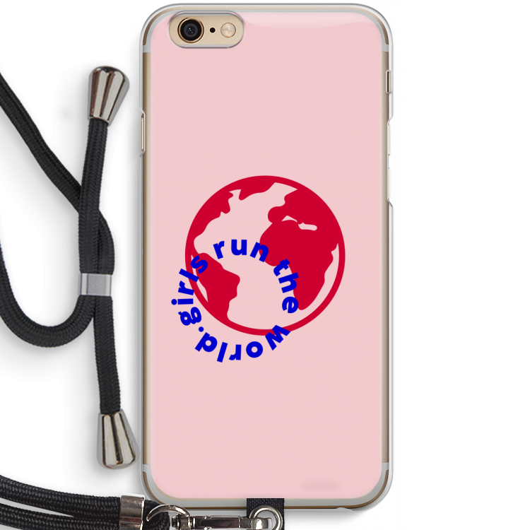 Run The World: iPhone 6 / 6S Transparant Hoesje met koord