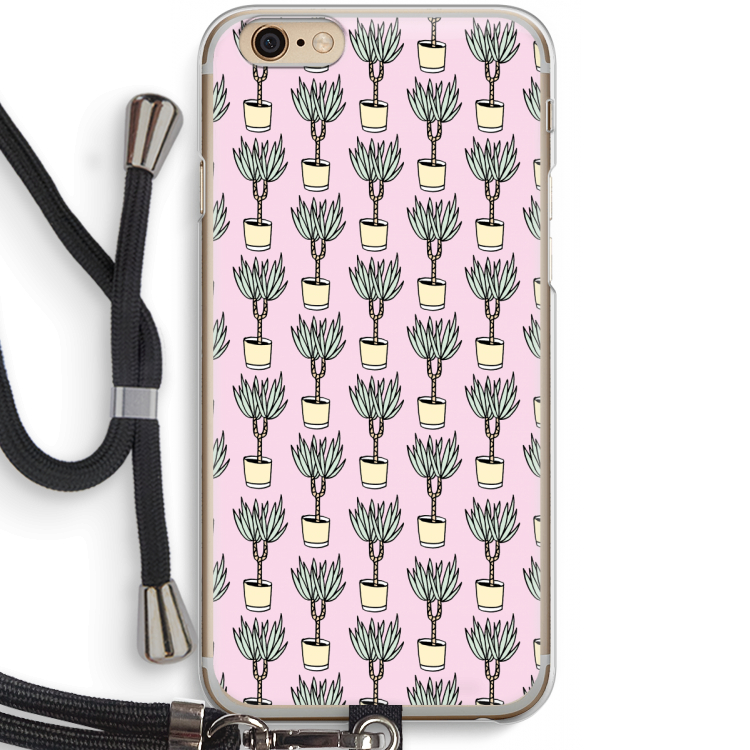 Boompje: iPhone 6 / 6S Transparant Hoesje met koord