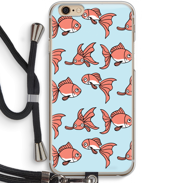 Blub: iPhone 6 / 6S Transparant Hoesje met koord