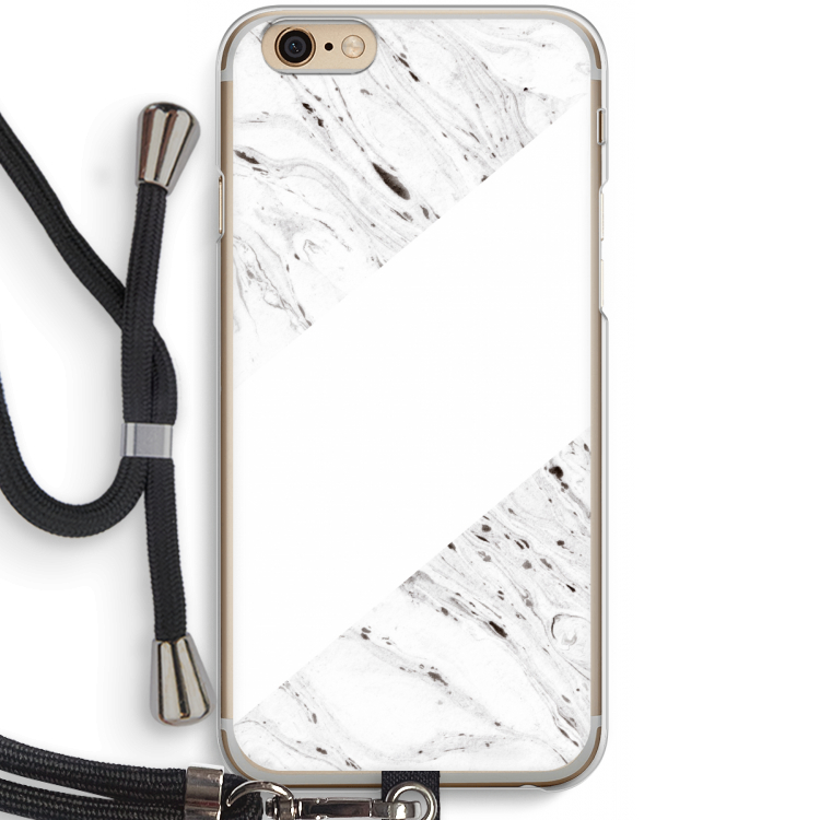 Biggest stripe: iPhone 6 / 6S Transparant Hoesje met koord