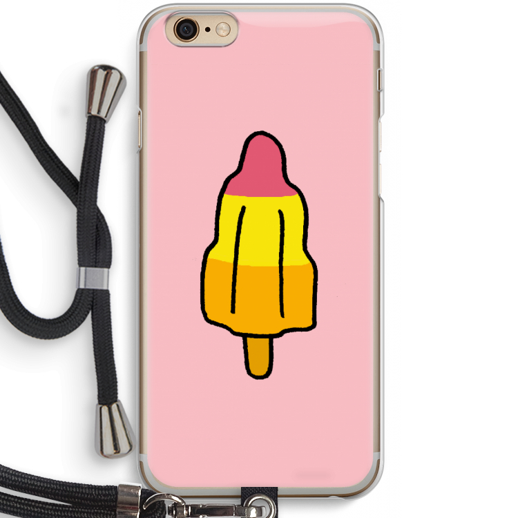 Raketijsje: iPhone 6 / 6S Transparant Hoesje met koord