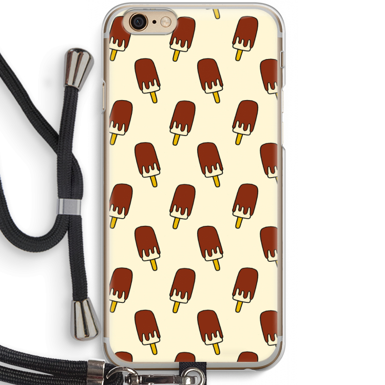 Yummy: iPhone 6 / 6S Transparant Hoesje met koord
