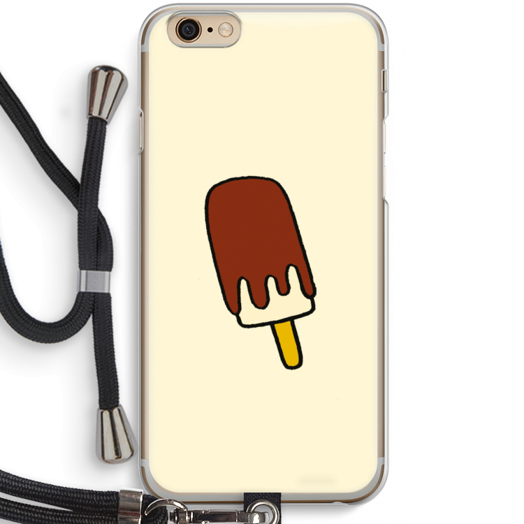 Frisco: iPhone 6 / 6S Transparant Hoesje met koord