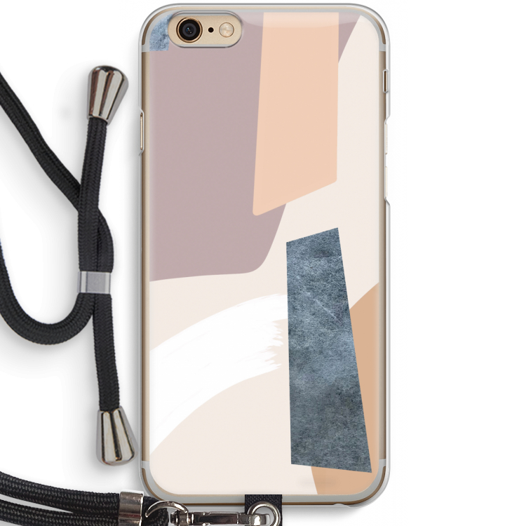 Luca: iPhone 6 / 6S Transparant Hoesje met koord