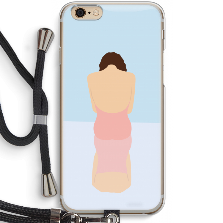Mirror: iPhone 6 / 6S Transparant Hoesje met koord