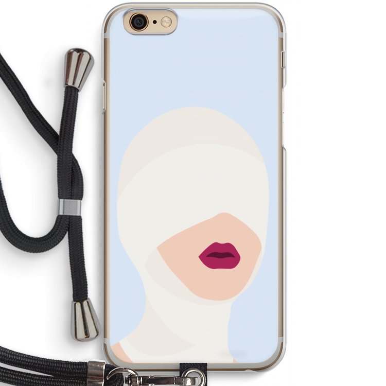 Incognito: iPhone 6 / 6S Transparant Hoesje met koord