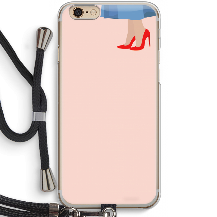 High heels: iPhone 6 / 6S Transparant Hoesje met koord