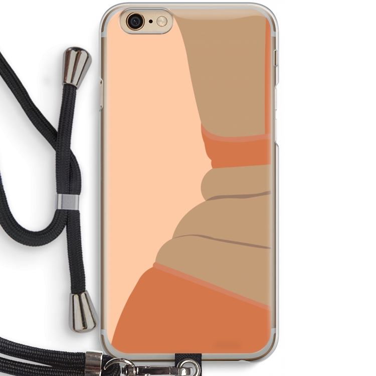 Bikini: iPhone 6 / 6S Transparant Hoesje met koord