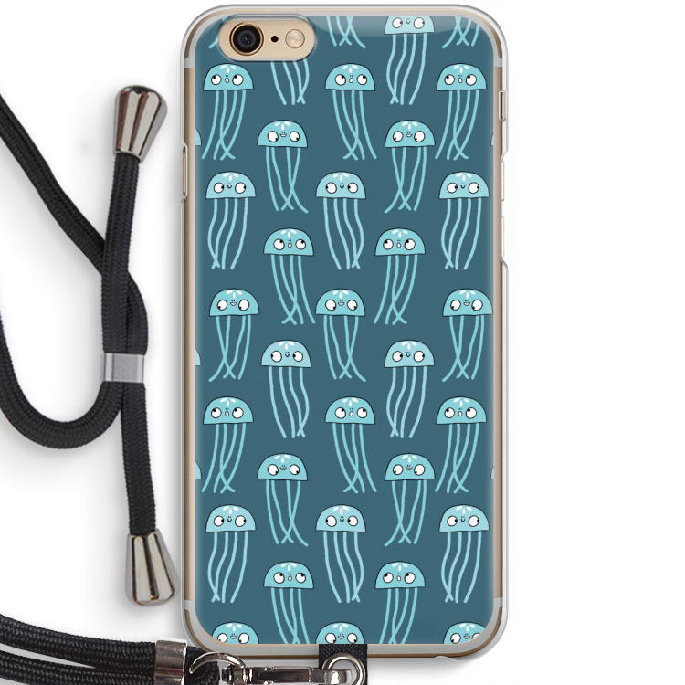 Kwallie: iPhone 6 / 6S Transparant Hoesje met koord