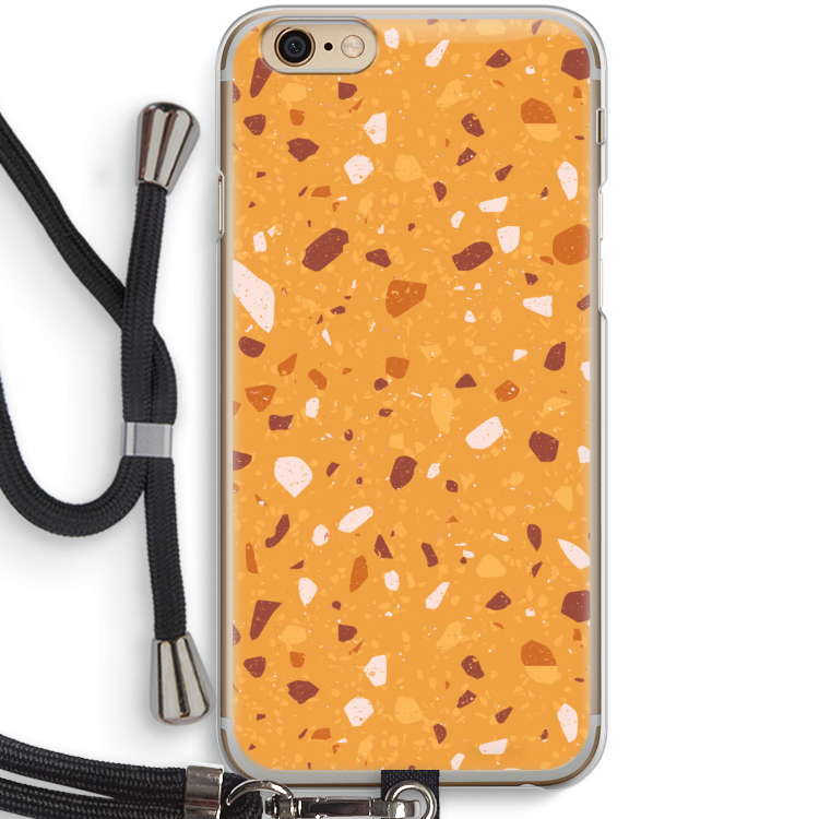Terrazzo N°24: iPhone 6 / 6S Transparant Hoesje met koord