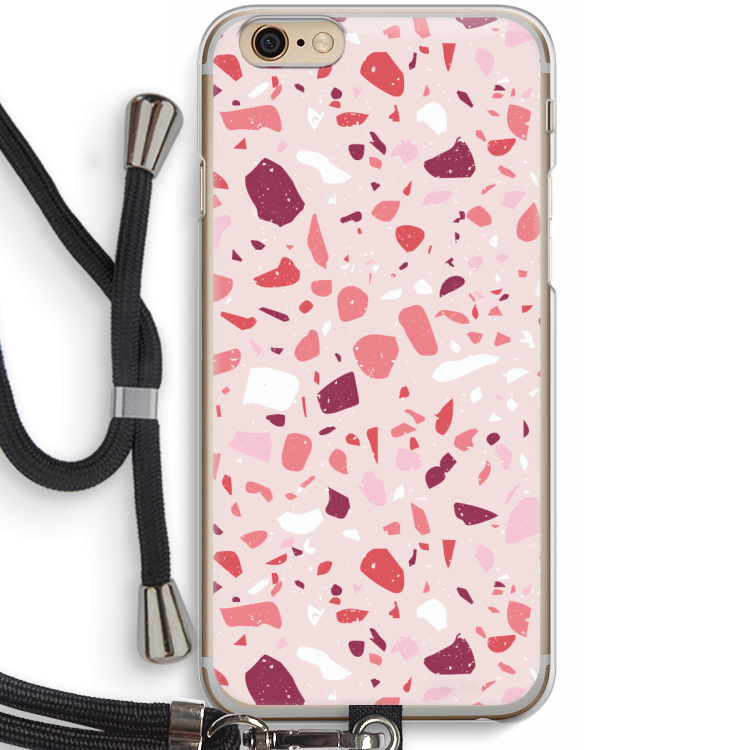 Terrazzo N°15: iPhone 6 / 6S Transparant Hoesje met koord