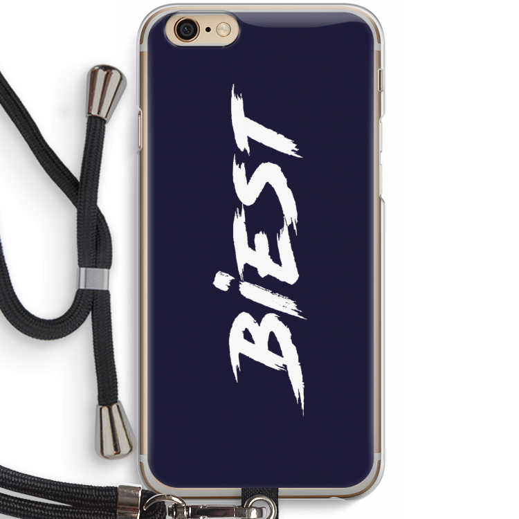 Biest: iPhone 6 / 6S Transparant Hoesje met koord