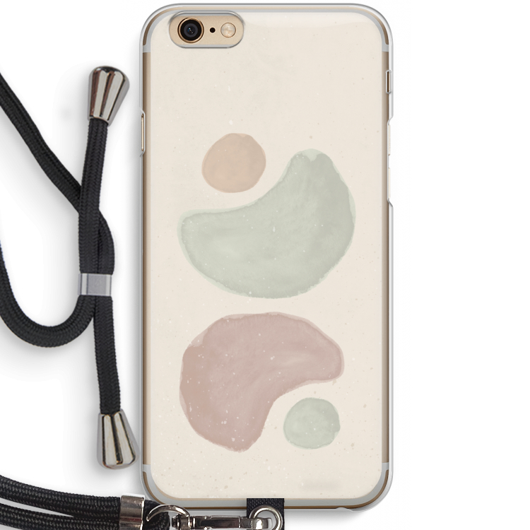 Geo #10: iPhone 6 / 6S Transparant Hoesje met koord