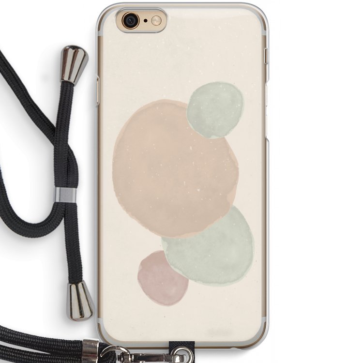 Geo #9: iPhone 6 / 6S Transparant Hoesje met koord