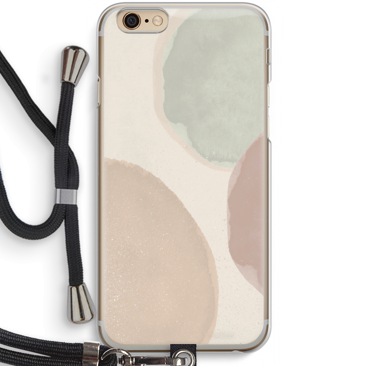 Geo #8: iPhone 6 / 6S Transparant Hoesje met koord