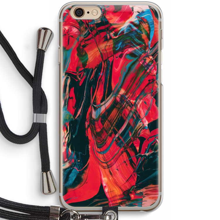 Endless Descent: iPhone 6 / 6S Transparant Hoesje met koord