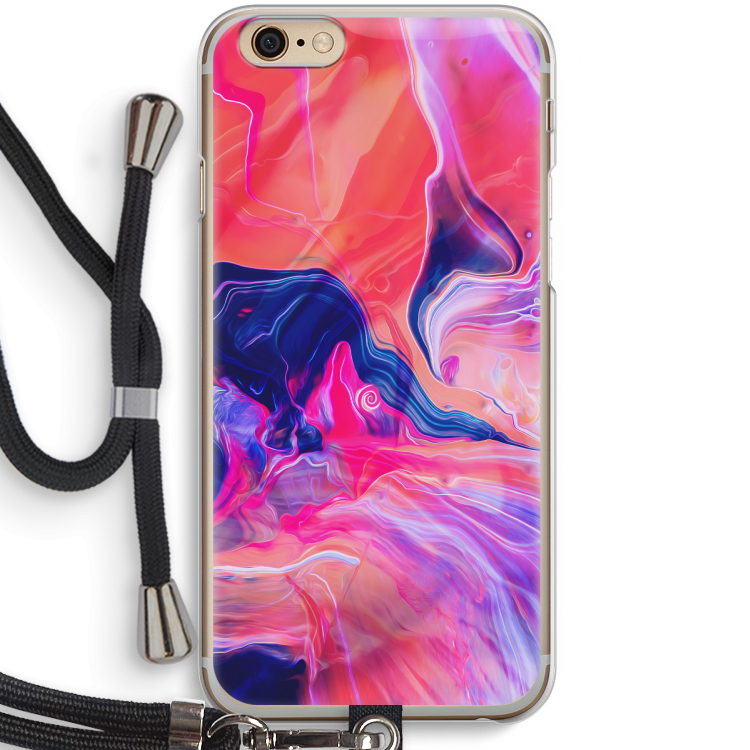Earth And Ocean: iPhone 6 / 6S Transparant Hoesje met koord