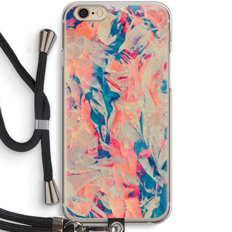 Alone: iPhone 6 / 6S Transparant Hoesje met koord
