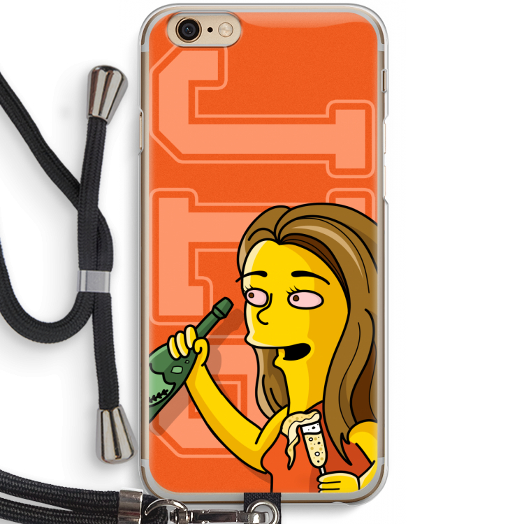 Jamie Lee Simpson: iPhone 6 / 6S Transparant Hoesje met koord