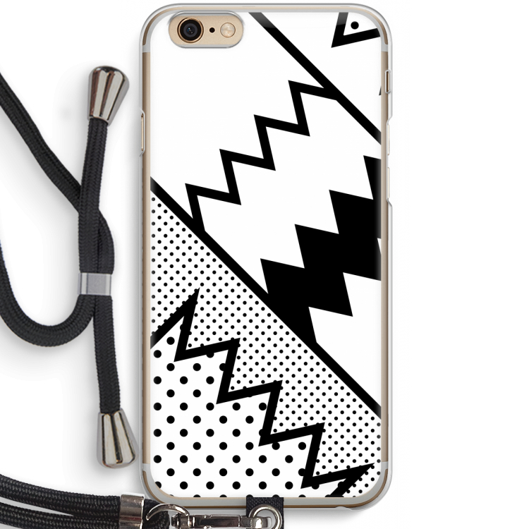 Pop Art #5: iPhone 6 / 6S Transparant Hoesje met koord