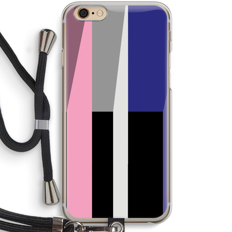 Gestalte 4: iPhone 6 / 6S Transparant Hoesje met koord