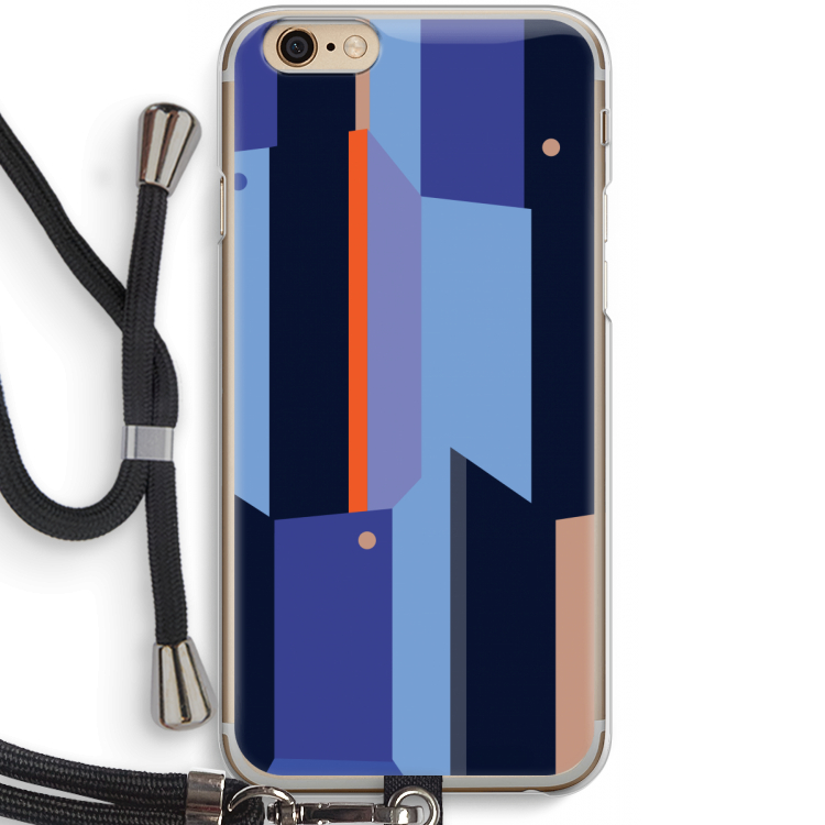 Gestalte 3: iPhone 6 / 6S Transparant Hoesje met koord