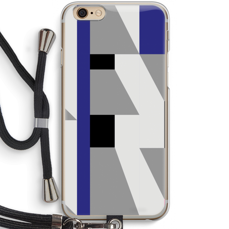 Gestalte 2: iPhone 6 / 6S Transparant Hoesje met koord