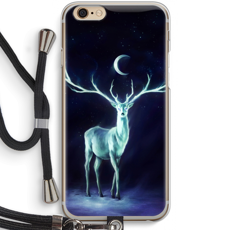 Nightbringer: iPhone 6 / 6S Transparant Hoesje met koord