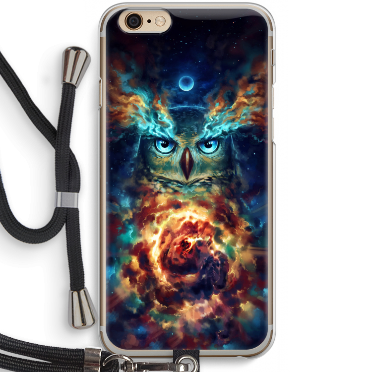 Aurowla: iPhone 6 / 6S Transparant Hoesje met koord