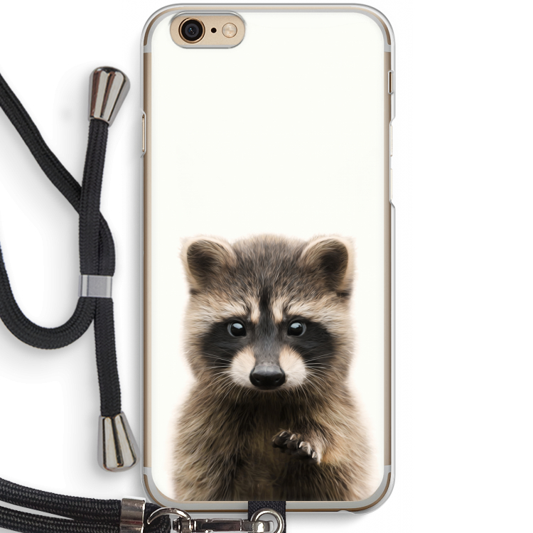 Rocco: iPhone 6 / 6S Transparant Hoesje met koord