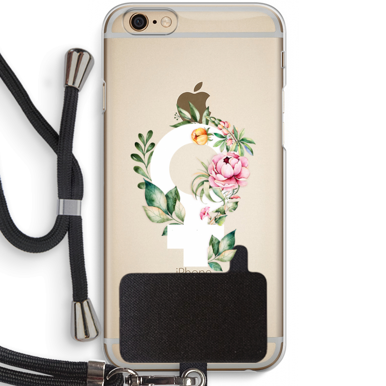 Venus: iPhone 6 / 6S Transparant Hoesje met koord