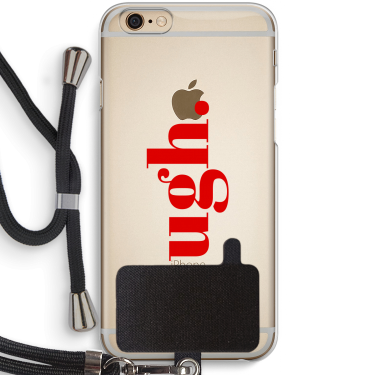 Ugh: iPhone 6 / 6S Transparant Hoesje met koord