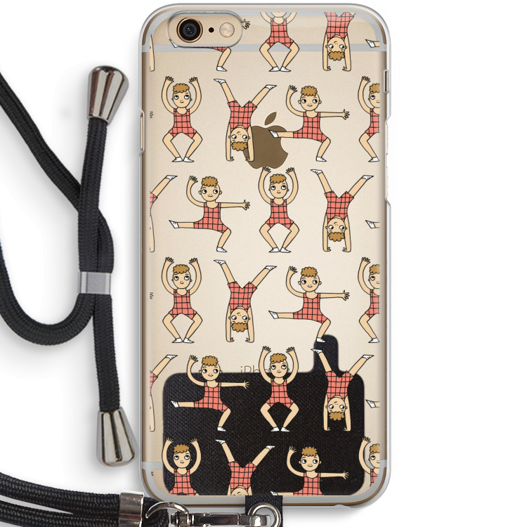 Gymboys: iPhone 6 / 6S Transparant Hoesje met koord