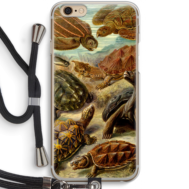 Haeckel Chelonia: iPhone 6 / 6S Transparant Hoesje met koord