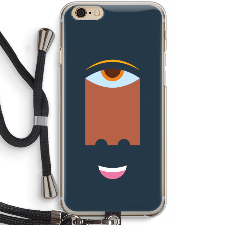 Mono M: iPhone 6 / 6S Transparant Hoesje met koord