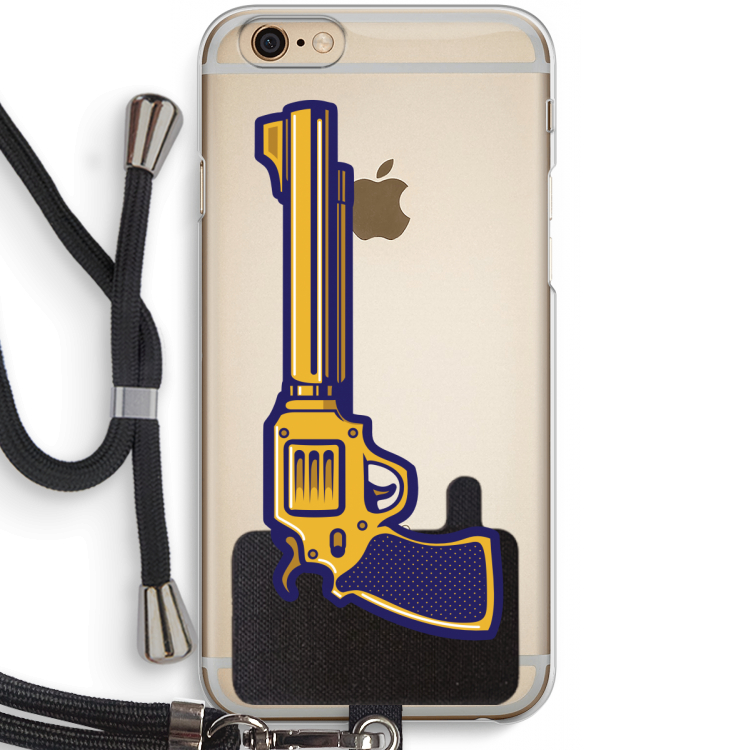 Pew Pew Pew: iPhone 6 / 6S Transparant Hoesje met koord
