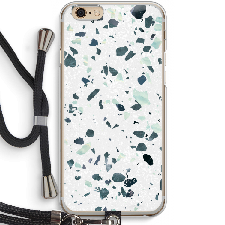 Terrazzo N°2: iPhone 6 / 6S Transparant Hoesje met koord