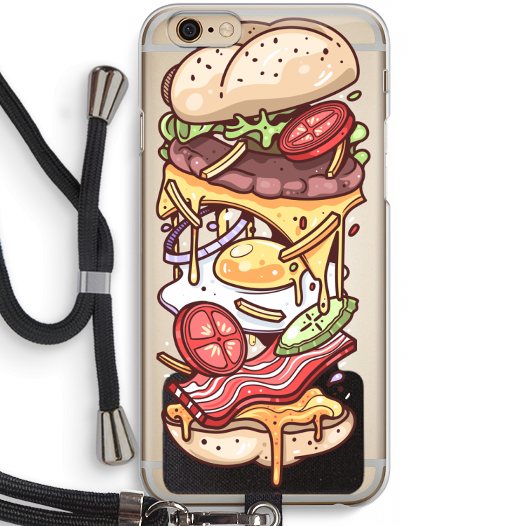 Diet Coke Please: iPhone 6 / 6S Transparant Hoesje met koord