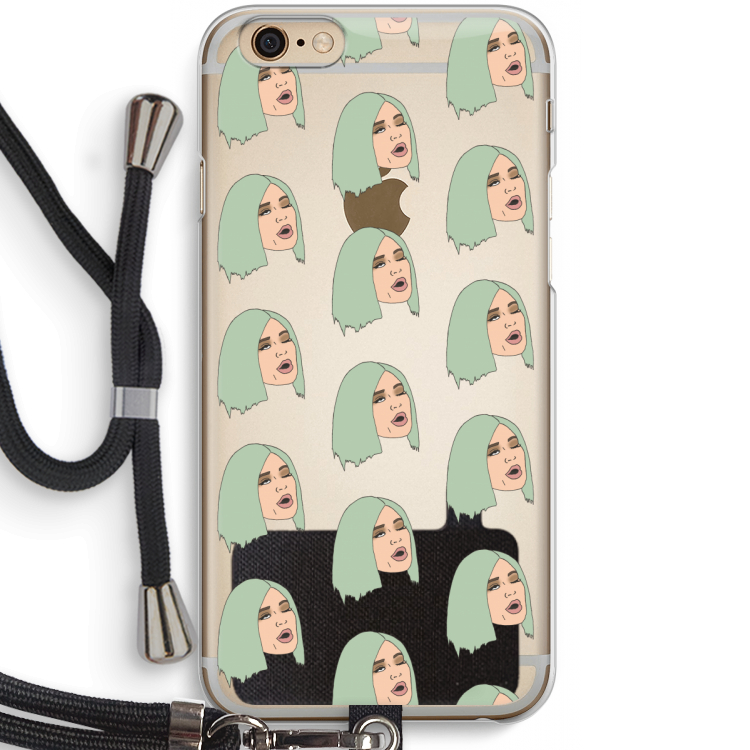King Kylie: iPhone 6 / 6S Transparant Hoesje met koord