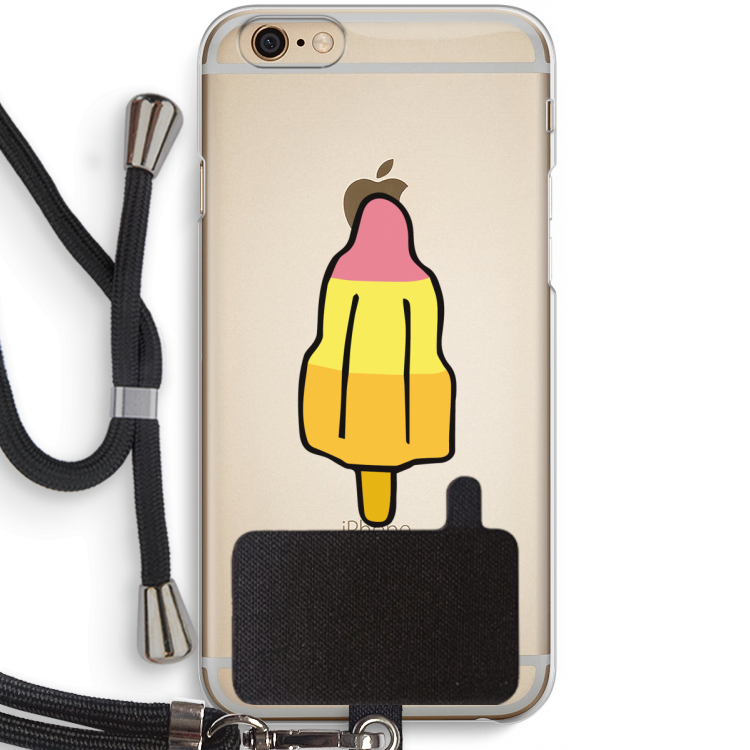 Raketijsje: iPhone 6 / 6S Transparant Hoesje met koord
