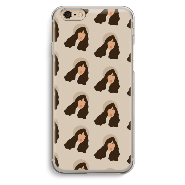 Bonjour mon amour: iPhone 6 / 6S Transparant Hoesje