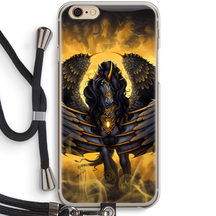 Pegasus: iPhone 6 / 6S Transparant Hoesje met koord