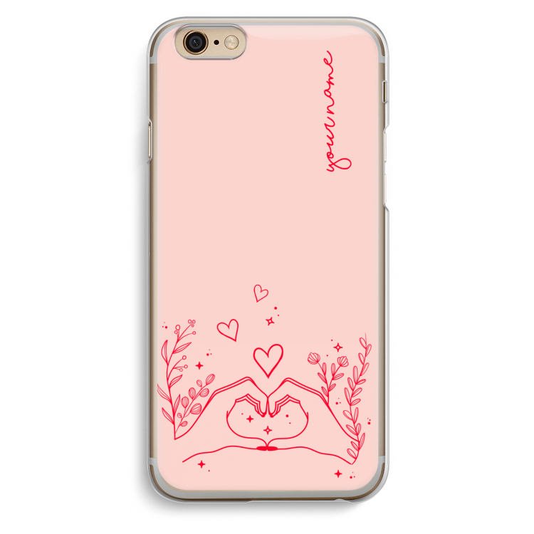 Love is in the air: iPhone 6 / 6S Transparant Hoesje