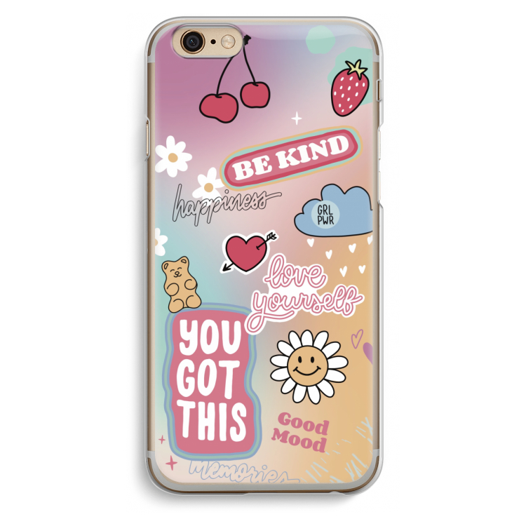 Positivity: iPhone 6 / 6S Transparant Hoesje