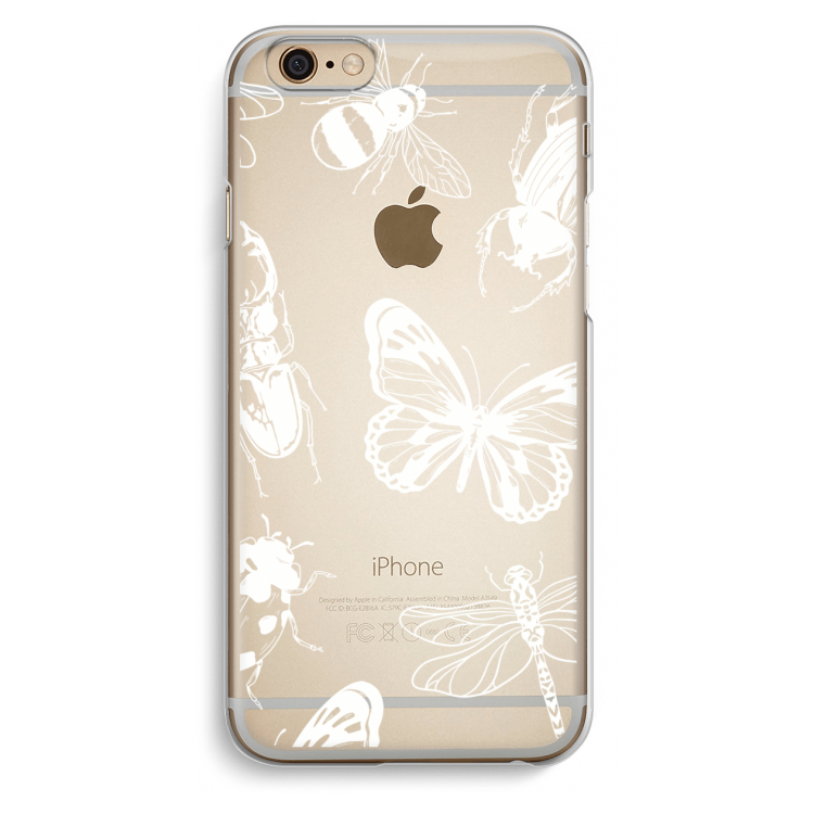 Tiny Bugs: iPhone 6 / 6S Transparant Hoesje